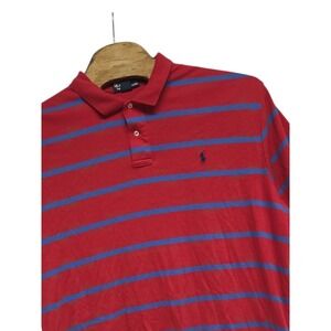 Polo Ralph Lauren Mens  Polo Shirt Striped Cotton XXL Causal Classic Pony